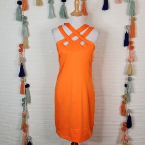 Gretchen Scott Sleeveless Crisscross Dress